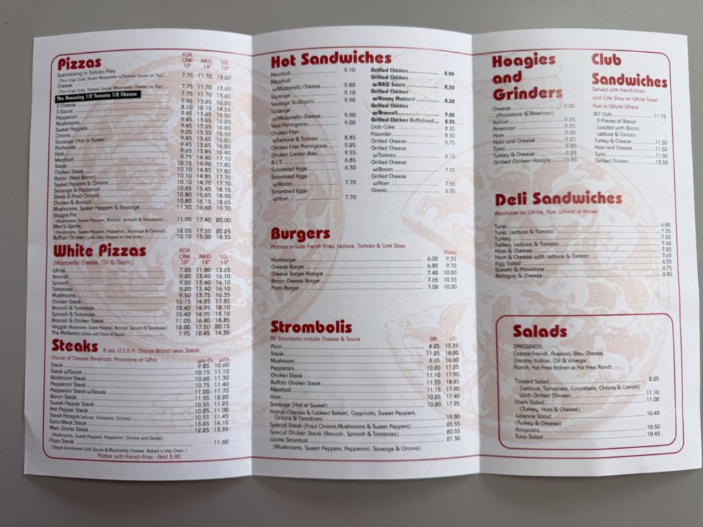 Merc Brothers Pizzeria Menu 4